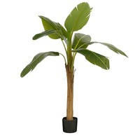 Mica Decorations Kunstpflanze Bananenstaude Im Blumentopf – H155 X Ø90 Cm – GrüN