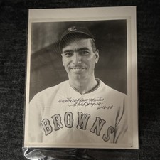 Chester (Chief) Hogsett St. Louis Browns Sign...