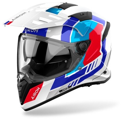 Full Face Helmet Airoh Bandit Horn White Gloss