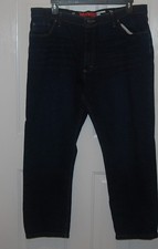 Wrangler Performance Jeans Men's Sz 40x29 Flex Waist 1096CHBN Dark Wash