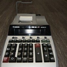 Canon MP20DH III Printing Calculator 12 Digits 2 Color Print & Display TESTED