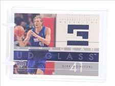 DIRK NOWITZKI 2003-04 UD GLASS GAME GEAR PATCH BASKETBALL MAVERICKS Q3142