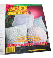 Magic Crochet Magazine June 1994 Number 90 Curtains Bedspreads Pillows