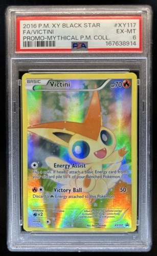 2016 Pokemon XY Promos Victini Full Art #XY117 PSA 6