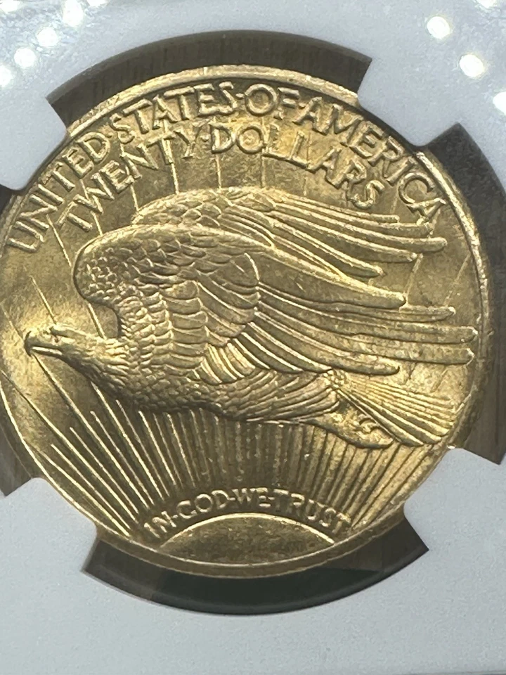 1915-S G$20 Saint-Gaudens Gold Double Eagle - NGC MS 63 Better Date - Image 4 of 4