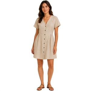 Mango Linen Dress | eBay