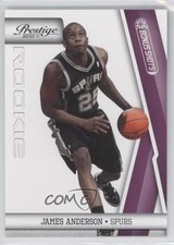 2010-11 Prestige Rookie Bonus Shots Purple 14/49 James Anderson #229 0a1