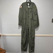 CWU-27/P Flight Suit Mens 44L Flame Resistant Coveralls USA Military Flyers USGI