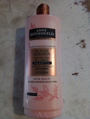 ANNE ROTHSHIELD KERATIN/ALMOND OIL/SHAMPOO/SILKY STRAIGHT/24oz