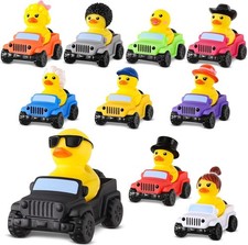40 Pcs Rubber Ducks for Jeeps, 2.8 Inch Ducks for Jeeps, 20 Ducks Assortment wit