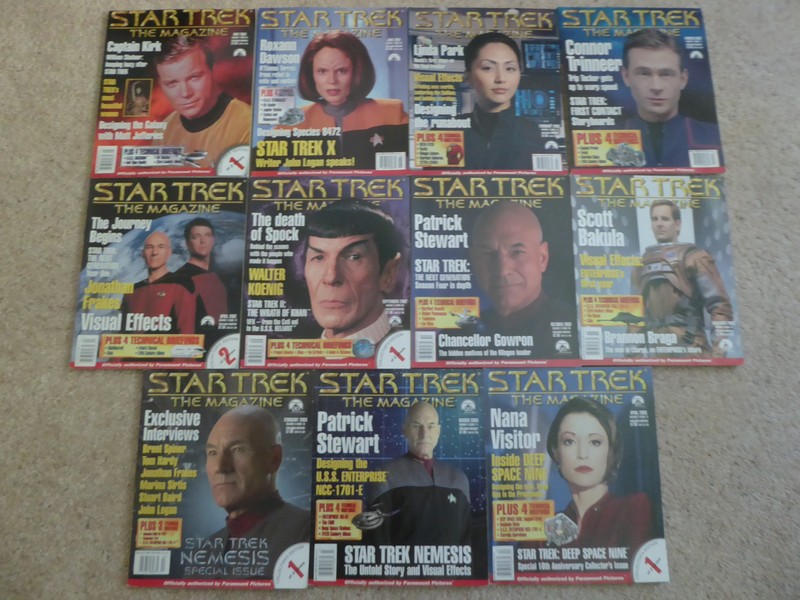 Star Trek The Magazine 2001-2003, 11 Issues