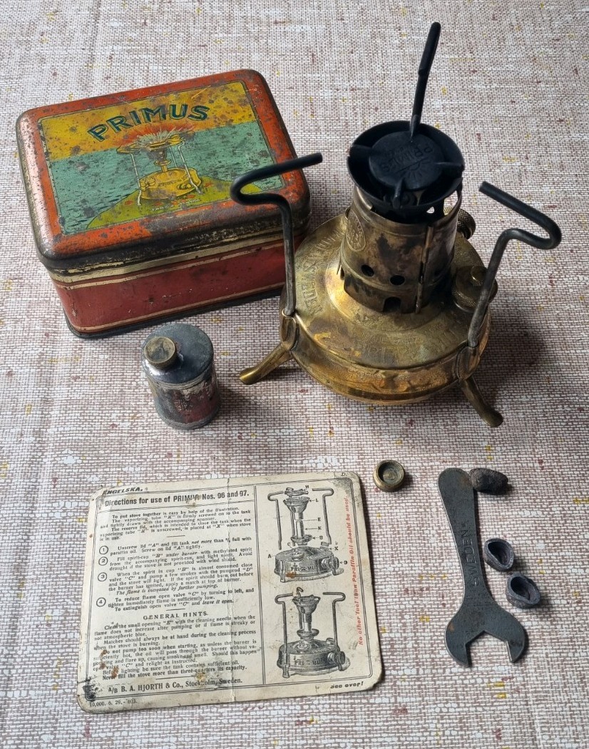 Antique Primus Paraffin Stove No.96 Boxed and Complete
