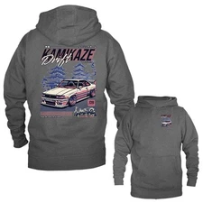 Kamikaze Race Imported Tuned Custom JDM Sports Car Hoodie