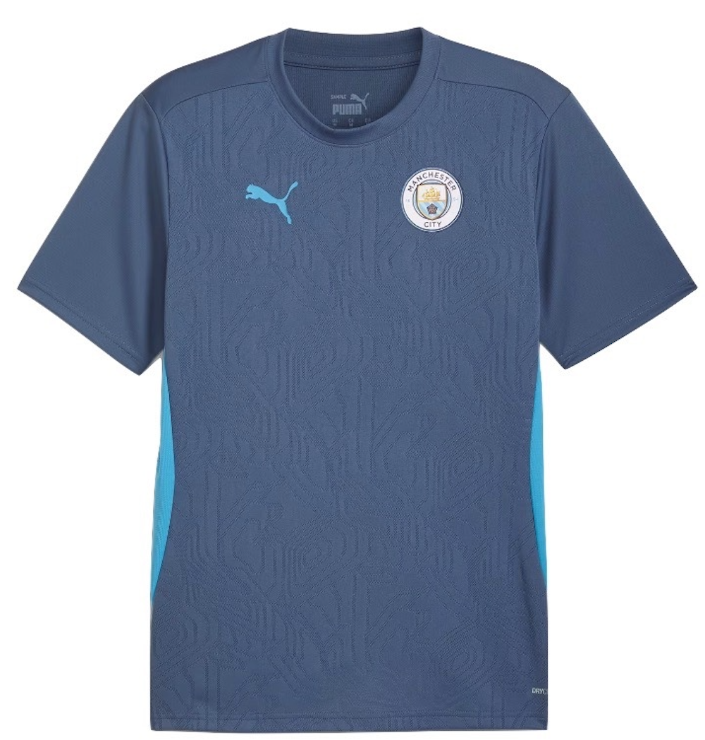 Manchester City Ink Blue Training Jersey 2024/25 (ADULT SMALL SIZE)