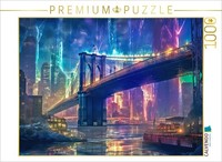 Calvendo Puzzle Brooklyn Bridge, New York City | 1000 Pieces, Finished Size 25.2