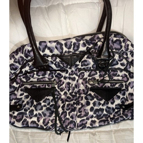 REBECCA MINKOFF CLUTCH, CROSSBODY ANIMAL PRINT BAG - Picture 6 of 12