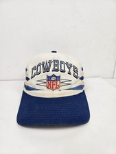 Vtg 90s Dallas Cowboys Logo Athletic Diamond SnapBack Hat Cap NFL Pro Line