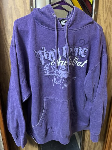 Women's XL Purple Arctic Cat Hoodie