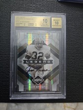 2009 Donruss Limited - Legend Jim Brown #126 Gold Monikers Auto /50 BGS 10/10