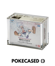 ONE PIECE BOOSTER BOX Acrylic Display Case Magnetic Lid UV TCG POKECASED