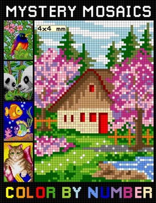 Mystery Mosaics Color By Number Pixel Art Coloring Book For Adults | Color Qu...