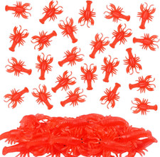 20 Pcs Mini Lobster Claw Crawfish Boil Party Supplies Soft TPR Lobster Food Mode