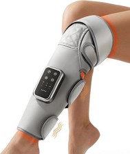 3 Modes Cordless Knee Leg Massager with Touch Screen  Heating for Pain Relief