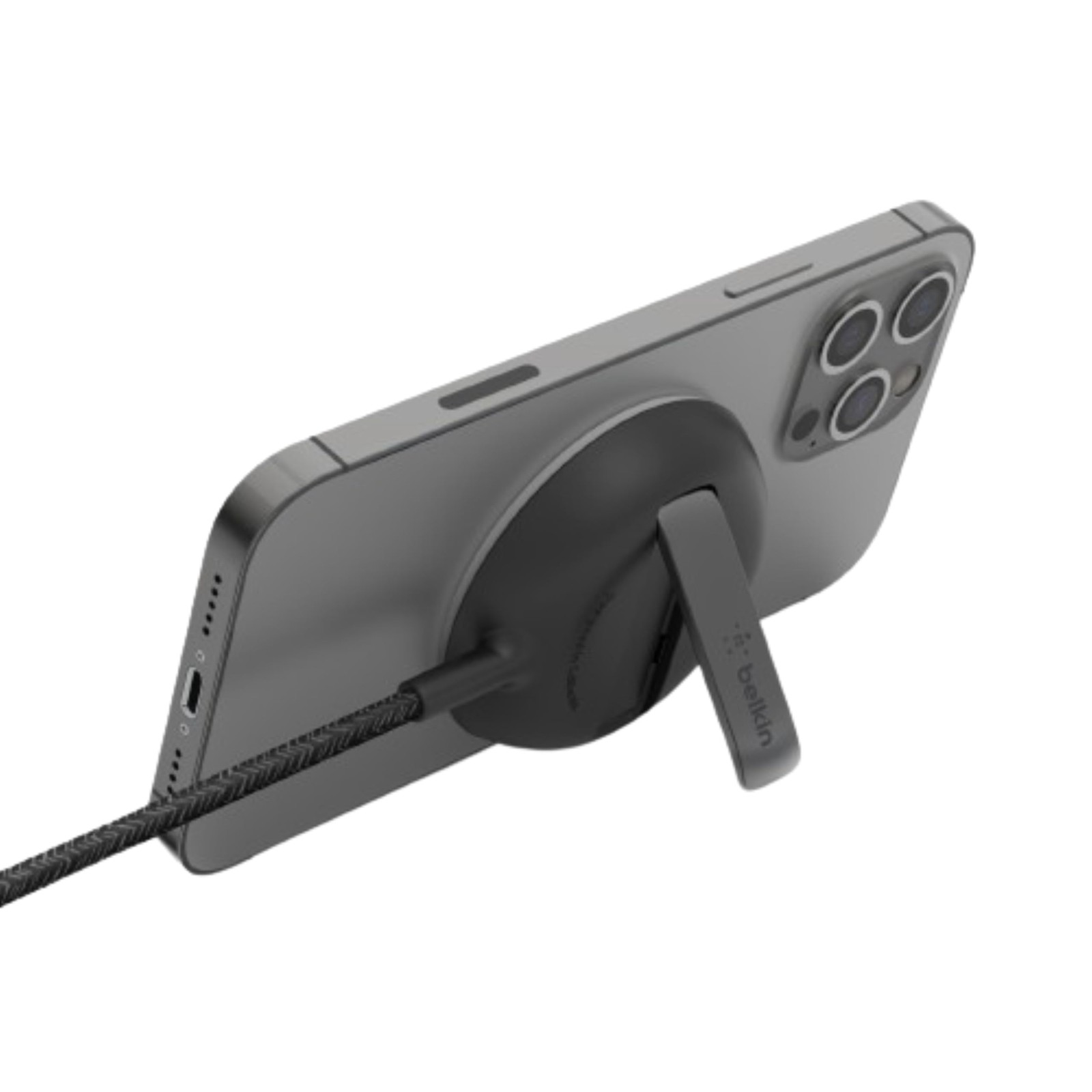 Belkin BoostCharge Pro MagSafe Wireless Charger Pad 15W Pop-Up Stand Black