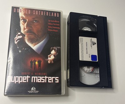 The Puppet Masters 1994 Uncut VHS German PAL Video Großbox Donald Sutherland