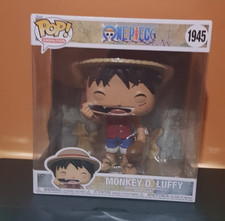 Funko 10" Pop! Animación One Piece - Mono D Luffy con Carne Figura JUMBO #1945