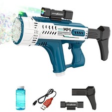 Bubble Gun,57 Holes Bubble Machine Kids Toys for Boys Girls with Colorful Lig...