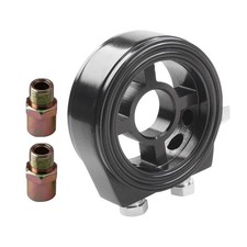 Oil Filter Sandwich Plate Thread Adapter Universal Aluminum Oil Pressure Tem... Oil Filter Sandwich Plate Thread Adapter Universal Aluminum Oil Pressure Tem...