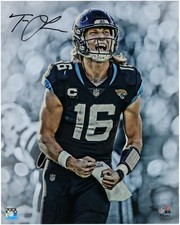 Trevor Lawrence Jaguars Signed 16x20 Scream Photo - Signed in Black Ink - LE 116