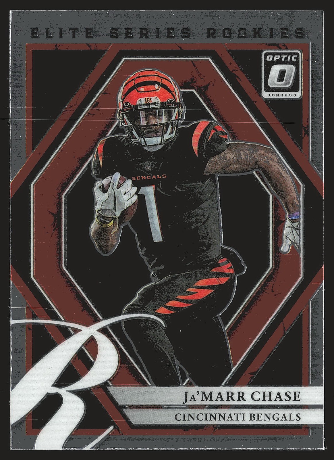 2021 Donruss Optic #ESR-7 Ja'Marr Chase The Elite Series Rookies