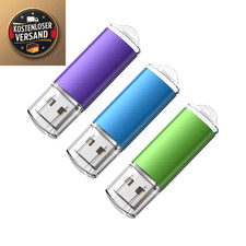 Kootion USB 3.0 Speicherstick 64 GB 3 Stück Farbenmix