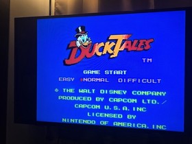 Ducktales - NES - Cartuccia e riproduzione. Scatola - Pulita/Testata