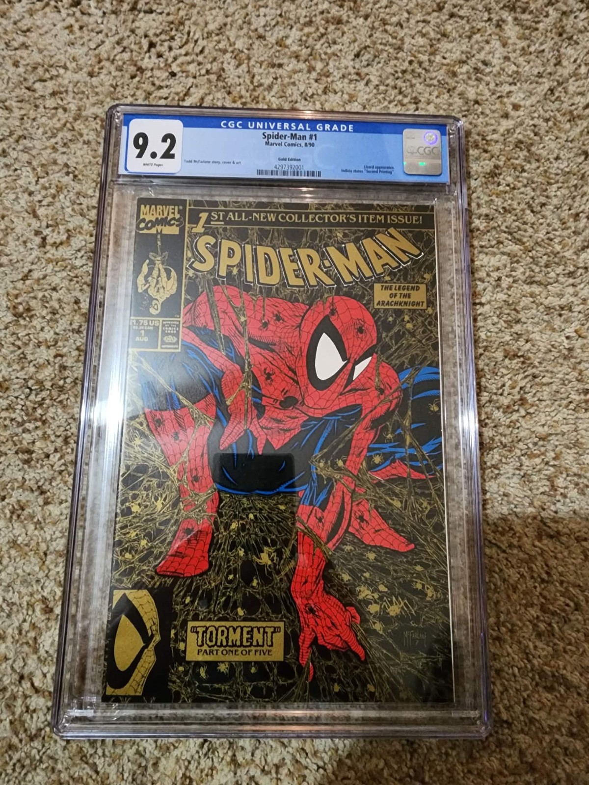 Spider-Man #1 (2nd Printing Gold Edition) Value - GoCollect