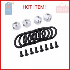 Hobbypark 4pcs RC Airplane Prop Saver 3.17mm with Screws Rubber O Rings Kit for
