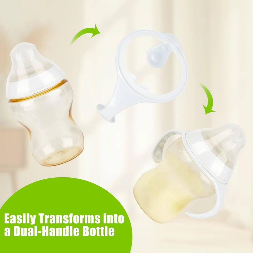 6 Pack Baby Bottle Handles, Tommee Tippee Baby Bottles, Easy Grip Bottle Holder - image 3 of 4