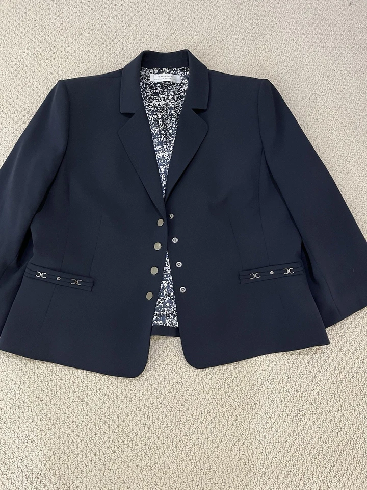 Tahari Arthur S Levine Mujer 2 Piezas Falda Trajes Talla 18 Foto 4 de 4