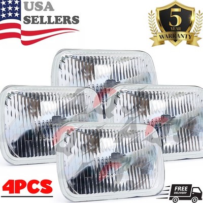 4PCS LED Headlight 6000K High-Low beam For Chrysler New Yorker 1993