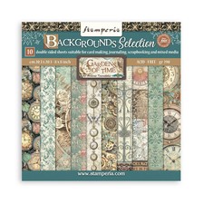 Stamperia Junk Journal Scrapbooking Cards 8x8 Gardens of Time Scrap