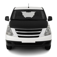 Haubenbra Bonnet Bra Steinschlagschutz FüR Hyundai Starex 2007-2021 Schwarz 1Tlg