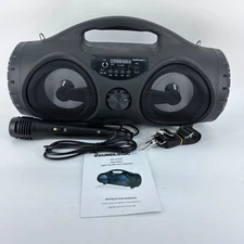 SoundLogic XT Portable Bluetooth Speaker Boombox Rechargeable Light-Up BBS-4/182