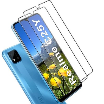 Für Realme C25Y Echt Glas Display Schutz Panzerfolie Displayschutz Schutzglas 2x