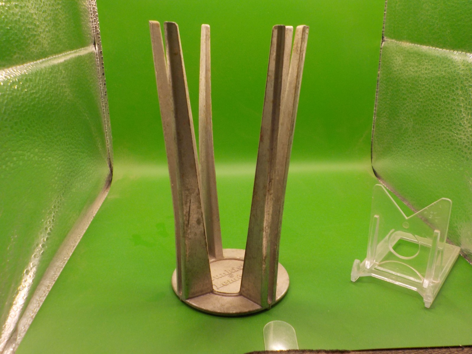 Vintage Sunkist Lemons Bar Kitchen Tool -Aluminum Lemon Fruit Slicer Holder