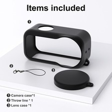 Silicone Protective Case for DJI Nano, Anti-Scratch Shockproof Skin, Black