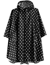 Waterproof Rain Poncho Lightweight Hooded Jacket for Outdoor Activities