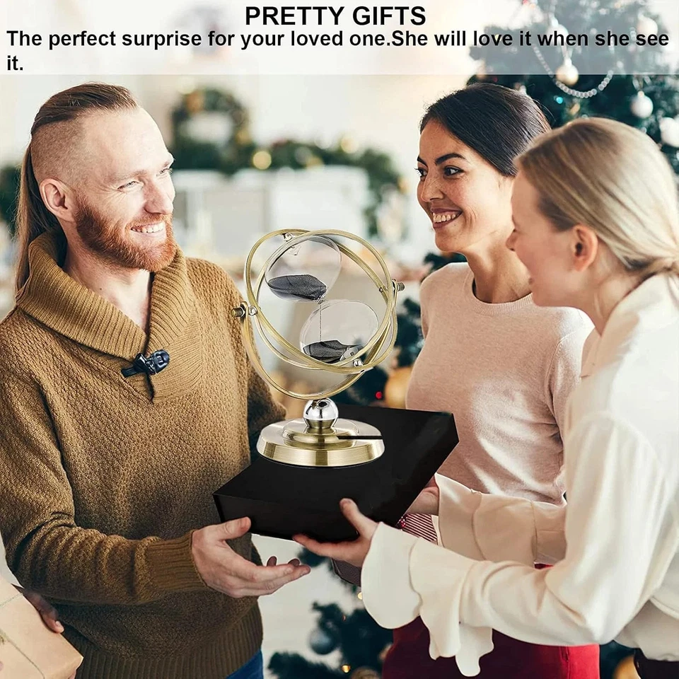 inute, 720° Giratorio Vintage Metal Arena Temporizador, Reloj Grande Arena Negra 60 Min, Un Foto 4 de 4