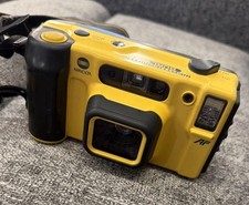 Minolta Weathermatic Dual 35 AF 35mm Underwater Film Camera w/Strap Parts/Repair